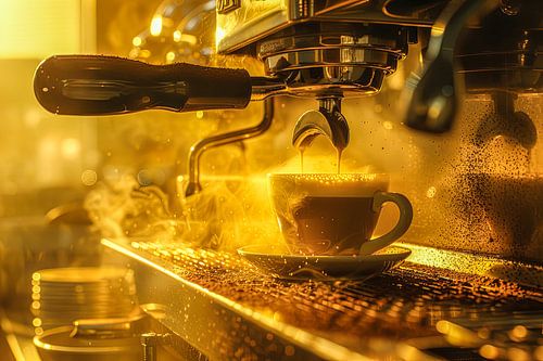 kopje koffie of cappuccino