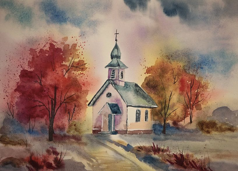 Aquarel part 206 van Tania Perneel