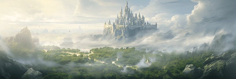 Bezaubernde surreale Landschaft - Fantasiewelt von Surreal Media