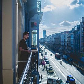 Het balkon van Stephan de Haas