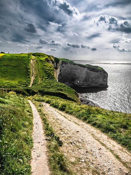 Landschap van Normandië von Oscar van Crimpen