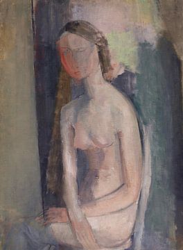 Naakt met gekruiste armen, Hippolyte Daeye, 1927 van Atelier Liesjes