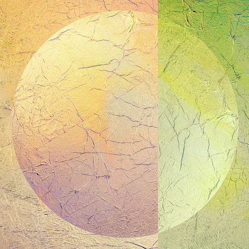 Modern Abstract in minimalisme. Zachte regenboog kleuren. 4