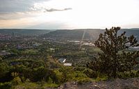 Blick auf Jena vom Jenzig im Sommer