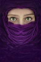 Enchanting Photography with Purple Cloth - Inspired by Steve McCurry