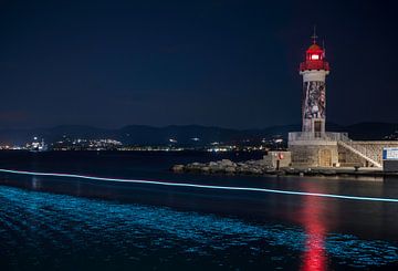 Havenuitgang St. Tropez van Jan Barthodzie