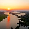 Sonnenaufgang 'Afgedamde Maas' von FlyingDutchCam