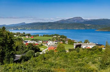 View over the fjord, Norway by Adelheid Smitt