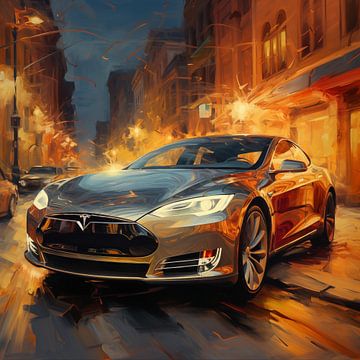 Tesla model s van TheXclusive Art