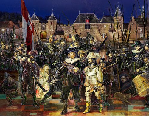 The Night Watch in an Amersfoort version