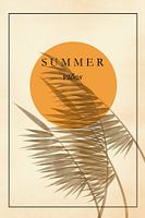 Zon met palmen - Summer vibes