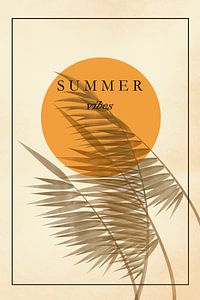 Sun with palms - Summer vibes by KB Design & Photography (Karen Brouwer)