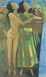 August Babberger - Fest der Jugend, 2 Frauen