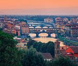 De Ponte Vecchio Brug, Florence, Italië van Henk Meijer Photography thumbnail