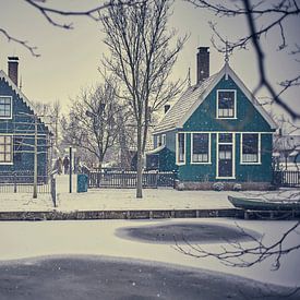 Winter in Nederland van Jan van Schooten