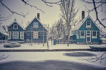Winter in Nederland van Jan van Schooten