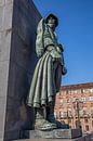 Standbeeld op monument van Emanuele Filiberto Duca D'Aosta, Turijn, Italië van Joost Adriaanse thumbnail