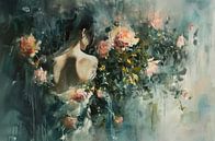 Mysterious Aura in Bloom by Eye catching paintings thumbnail