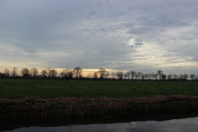view over the meadows. by Aart van Maren