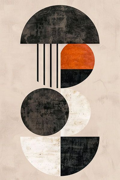 Abstract forms in harmonies by Poster Art Shop