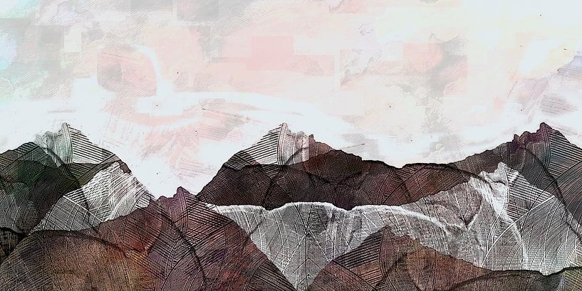 Zen Mountains by FRESH Fine Art