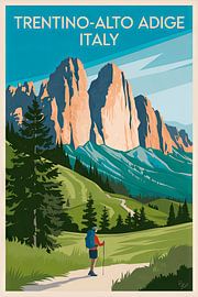 Trentino-Alto Adige, Italië. van Poster Art Shop