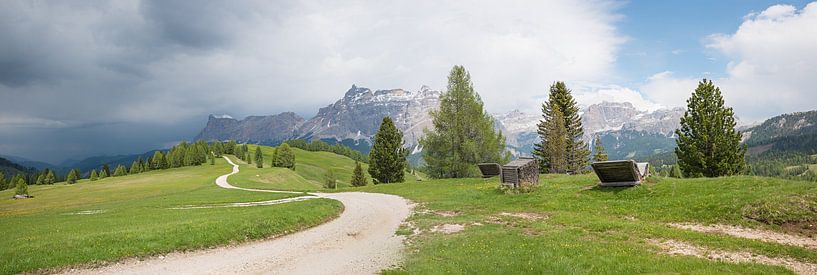 Wanderweg Hochebene Pralongia zum  Piz Sorega, Dolomiten von SusaZoom
