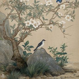 Chinesische Blütenvögel von IamHome Studio