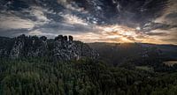 Morning mood Elbsandsteingebirge