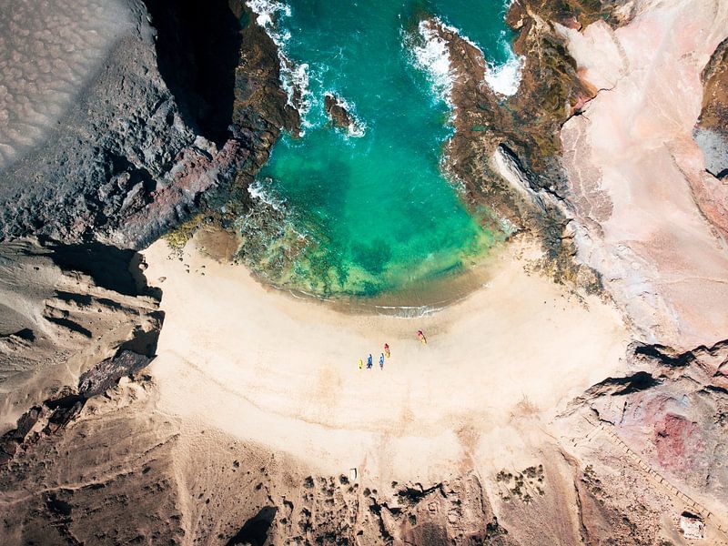 Playa de Papagayo, Lanzarote von Bas van der Gronde