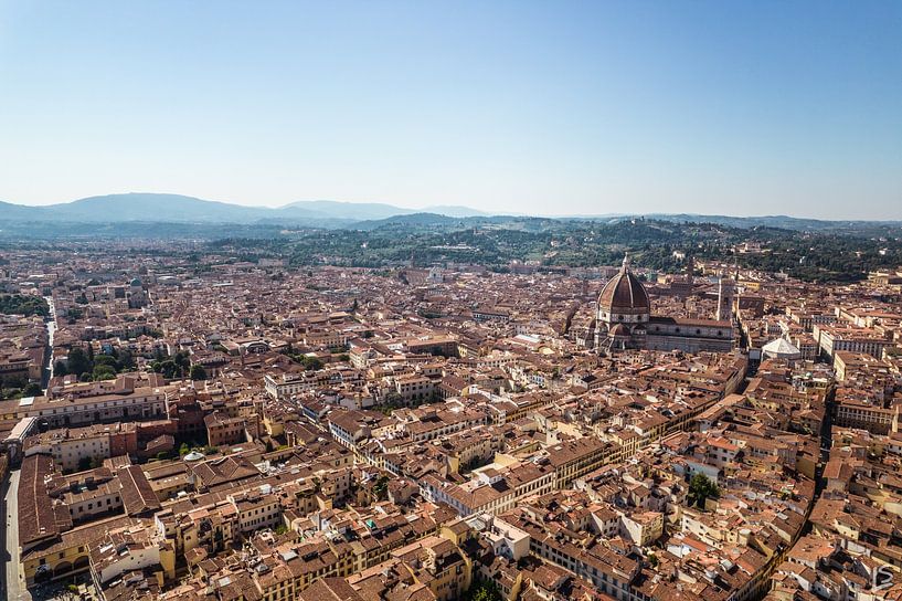 La cathédrale de Florence vue du ciel par leonardosilziano