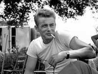 James Dean on Set