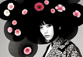 Japanische Kunst Modell von Egon Zitter