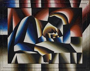 Arthur Segal - Schlafende Frau