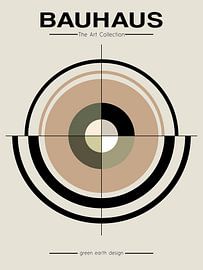 Bauhaus, Grüne Erde von Hilde Remerie Fotografie und digitale Kunst