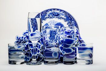 Delfter Fantasie delfter blaue Blumen