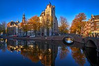 Uitzicht op het Astoria-gebouw en de Leliegracht in Amsterdam, 2