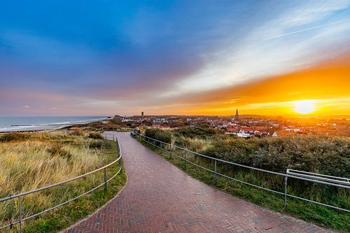 Un lever de soleil spectaculaire au-dessus de Domburg