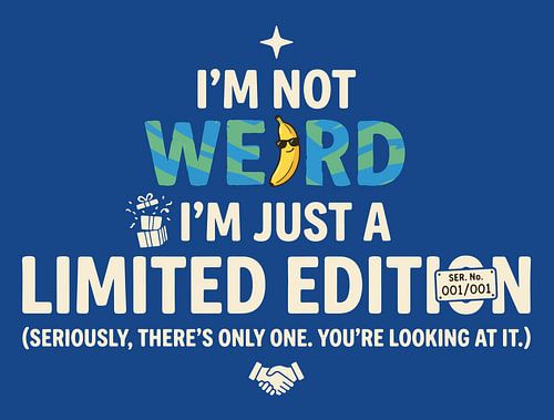 Niet raar, gewoon grappig – en een limited edition