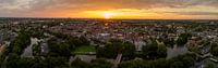 Zwolse binnenstad tijdens een zomerse zonsondergang van Sjoerd van der Wal Fotografie thumbnail