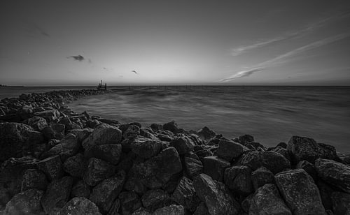 Wellenbrecher im Markermeer