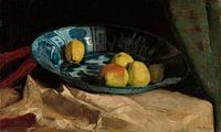 Stilleben mit Äpfeln in einer Delfter blauen Schale, Willem de Zwart von Meesterlijcke Meesters Miniaturansicht