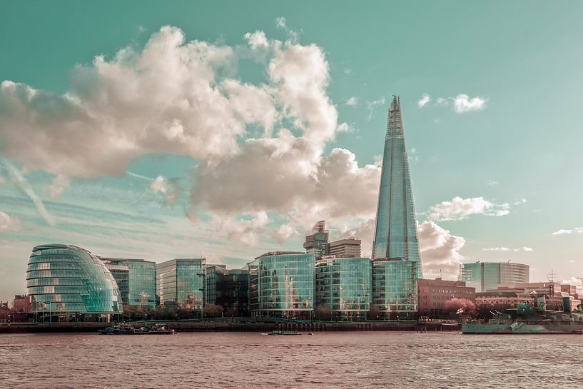 LONDON Am Ufer der Themse| urbaner Vintage-Stil von Melanie Viola