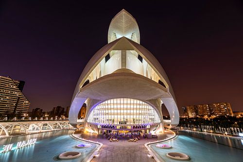 Palau de les Arts Reina Sofía am Abend