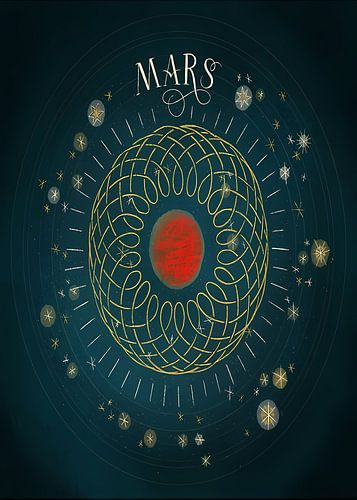 Mars Planet Illustration