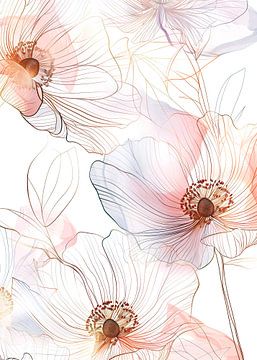 Wilde bloemen Groenblijvende bloemen 30 van JBJart Justyna Jaszke
