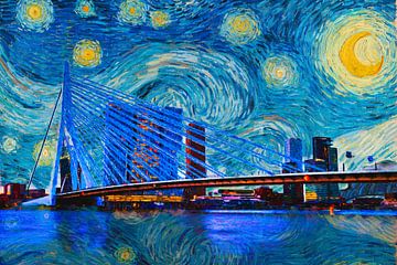 De Rotterdamse Sterrennacht van Arjen Roos