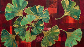 Emerald Ginkgo Crimson Symphony by Siti Zuliana