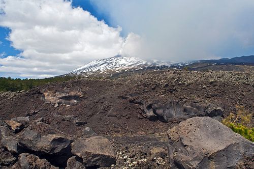 Vulkaan Etna op het eiland Sicilië