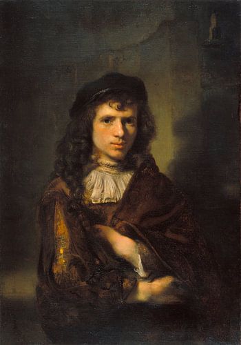 Portret van een jongeman, Willem Drost